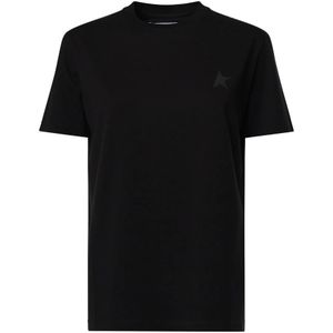 Golden Goose, Dames, Tops, Zwart, Maat: XS Katoen,