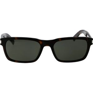 Saint Laurent - SL 662 - Zonnebril - Havana - Acetaat - Grijze Lenzen