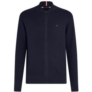 Tommy Hilfiger, Heren, Sweatshirts & Hoodies, Blauw, Maat: M Katoen,