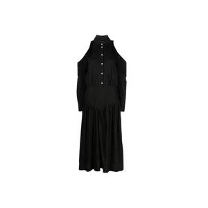 Pinko Shirt Jurken , Black , Dames , Maat: L