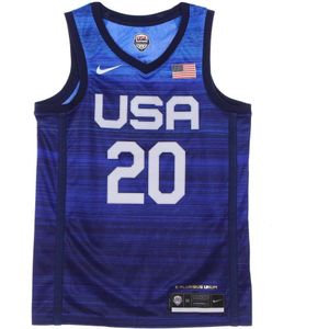 Nike USA Basketball Tank Top , Blue , Heren , Maat: XL