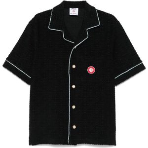 Casablanca, Heren, Overhemden, Zwart, Maat: XL Katoen,