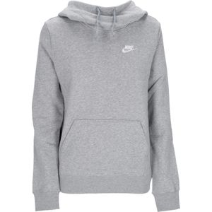 Nike Sportswear Club Hoodie met trechterhals , Gray , Heren , Maat: L