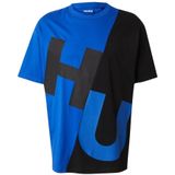 Hugo - Heren T-shirt - Blauw - Katoen