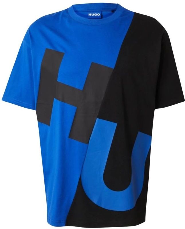 Hugo - Heren T-shirt - Blauw - Katoen
