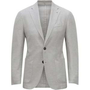 L.b.m. 1911, Heren, Jassen, Grijs, Maat: M Katoen,