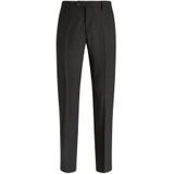 Boggi Milano - Wasbare Wollen Stretch Broek - Zwart - Heren