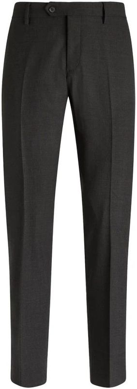 Boggi Milano - Wasbare Wollen Stretch Broek - Zwart - Heren
