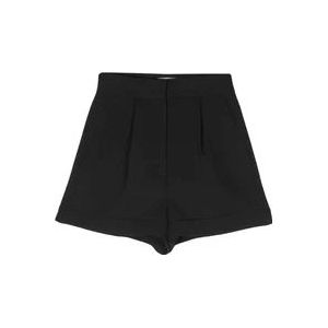 Twinset Short Shorts , Black , Dames , Maat: S