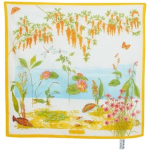 Salvatore Ferragamo Pre-owned, Dames, Pre-owned, Veelkleurig, Maat: ONE Size Katoen,