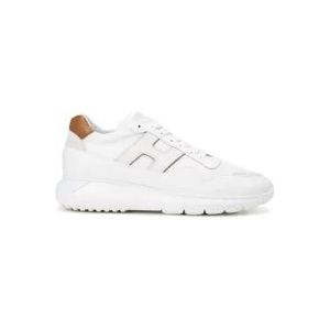 Hogan Interactive3 Witte Leren Sneakers , White , Heren , Maat: 44 1/2 EU