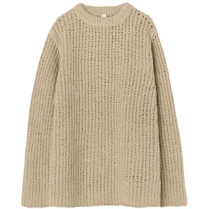 Lauren Manoogian, Dames, Truien, Beige, Maat: S Wol,