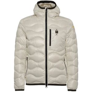 Blauer, Dames, Jassen, Wit, Maat: XL Nylon,