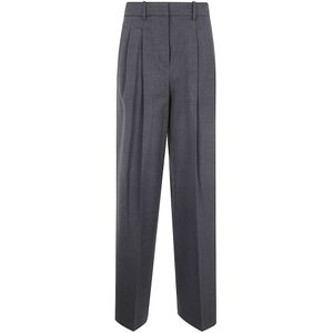 Theory, Dames, Broeken, Grijs, Maat: M Zijde,