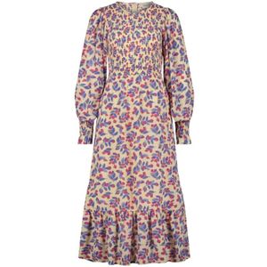 Fabienne Chapot - Caro - Midi-Jurk - Cream White - 92% Rayon, 8% Wol