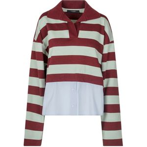 Max Mara Weekend, Dames, Tops, Veelkleurig, Maat: M Katoen,