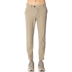 Rrd, Heren, Broeken, Beige, Maat: S Leer,