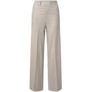 Herno, Dames, Broeken, Beige, Maat: XS Flanel,