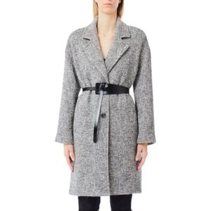 Liu Jo, Dames, Mantels, Grijs, Maat: S