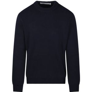 Golden Goose, Heren, Truien, Blauw, Maat: L Katoen,