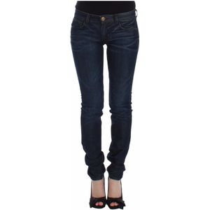 Ermanno Scervino, Dames, Jeans, Blauw, Maat: W26 Katoen,
