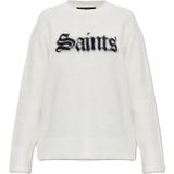 AllSaints Trui  zwart / wit