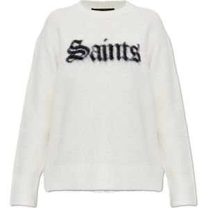 AllSaints Trui  zwart / wit