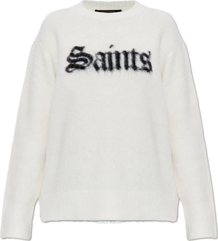 AllSaints Trui  zwart / wit