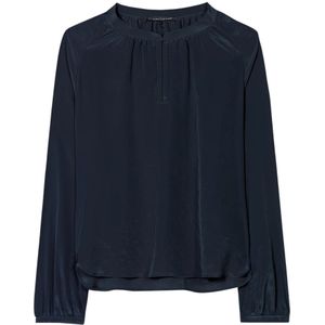Luisa Cerano, Dames, Blouses & Shirts, Blauw, Maat: M