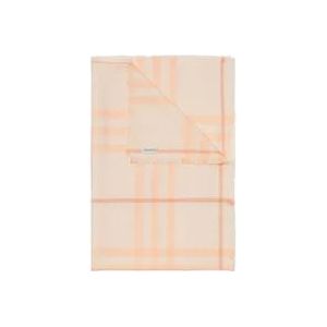 Burberry Roze Geruit Patroon Sjaal , Pink , Dames , Maat: ONE Size