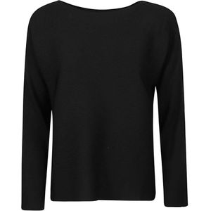 Liviana Conti, Dames, Truien, Zwart, Maat: M Viscose,