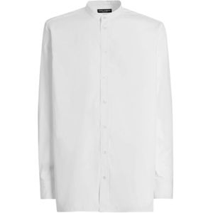 Dolce & Gabbana - Katoenen Overhemd - Wit - Katoen - Lange Mouwen
