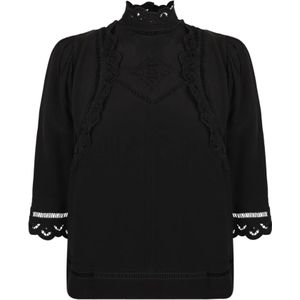 Isabel Marant, Dames, Tops, Zwart, Maat: XS