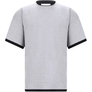 Jil Sander, Heren, Tops, Grijs, Maat: L