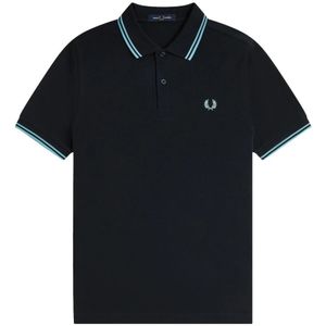 Fred Perry, Heren, Tops, Blauw, Maat: M