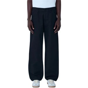 Carhartt Wip, Heren, Broeken, Zwart, Maat: M Katoen,