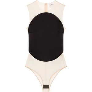 Courrèges, Dames, Tops, Zwart, Maat: XS Satijn,