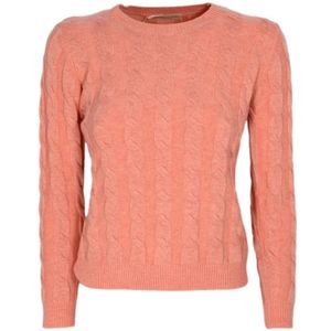 Cashmere Company, Dames, Truien, Roze, Maat: S Wol,