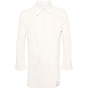 Courrèges, Dames, Jurken, Beige, Maat: S Katoen,