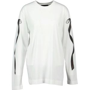 Simone Rocha, Dames, Tops, Wit, Maat: M Katoen,