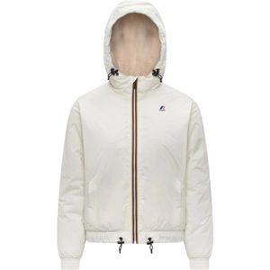 K-Way, Dames, Jassen, Wit, Maat: XL Polyamide,