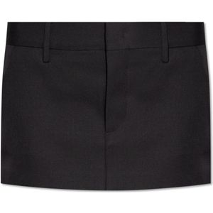 Dsquared2, Dames, Rokken, Zwart, Maat: S Wol,