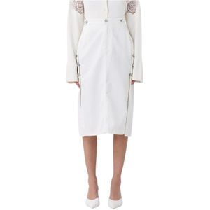 Ermanno Scervino, Dames, Rokken, Wit, Maat: XS