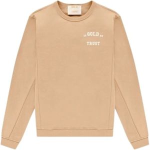 In Gold We Trust, Heren, Sweatshirts & Hoodies, Beige, Maat: XS
