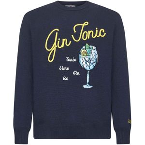 MC2 Saint Barth, Heren, Truien, Blauw, Maat: S Wol,