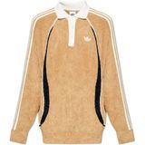 Adidas Originals, Heren, Tops, Beige, Maat: 2XL Velours,