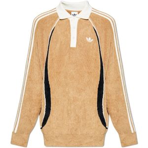 Adidas Originals, Heren, Tops, Beige, Maat: 2XL Velours,