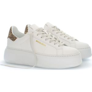 Woolrich, Dames, Schoenen, Wit, Maat: 38 EU Leer,