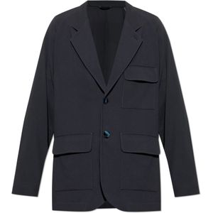 Giorgio Armani, Heren, Jassen, Zwart, Maat: L Wol,