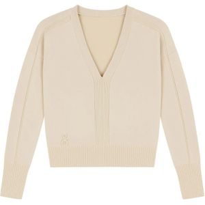 Patrizia Pepe, Dames, Truien, Beige, Maat: M Katoen,
